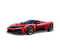 Bburago Ferrari F80 - Modellino di auto pressofuso in scala 1:43 | Replica Hypercar con licenza ufficiale Ferrari | Modello da collezione compatto | Rosso