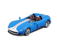 Bburago Ferrari Monza SP2: modellino auto in scala 1:43, blu-bianco (18-36913B)