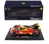 1/18 BURAGO - FERRARI - 499P 3.0L TURBO V6 TEAM FERRARI AF CORSE 18-16312-50-VET