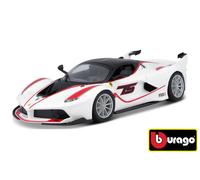 Bburago Ferrari Racing FXX K modello bianco 1:24
