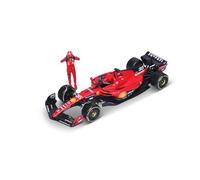 LECLERC FERRARI SF-23 con Figura Mod. Auto Formula 1 - 1/24 23cm DieCast Bburago