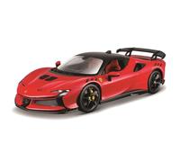 BURAGO 18-16020-1802010 FERRARI - SF90 XX STRADALE 2024 - ROSSO CORSA - RED BLAC