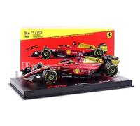 Bburago Modellino Auto Ferrari F1-75 Leclerc #16 Monza-Ausführung (Scala 1:43)