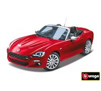 Bburago Fiat 124 Spider rosso 1:24 modello