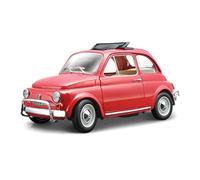 Burago Fiat 500L 1968 Rosso in Metallo Pressofuso Modellino Auto in scala 1:24
