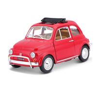 Burago Fiat 500L 1968 Rosso in Metallo Pressofuso Modellino Auto in scala 1:24