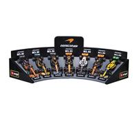 Bburago Formula 1 F1 McLaren - Set regalo con supporto per display, scala 1:43, Incredibly Detailed Die-Cast Collectible Replica Race car