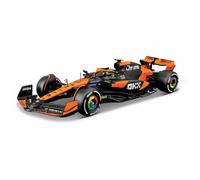 Bburago - Formula 1 McLaren MCL38 Miami GP 2024#Norris - 1/24 - Auto radiocomandata Premium 2,4 GHz - RC ricaricabile - Velocità 8 km/h - Autonomia 20 min - Modello ridotto Giocattolo per bambini