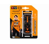Bburago Formula Racing McLaren MCL39 Oscar Piastri Australian GP Scala 1:64