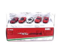 BURAGO BU56125 FERRARI SET 5X 488 GTB ENZO 488 PISTA F-12 BERLINETTA LAFERRARI 1