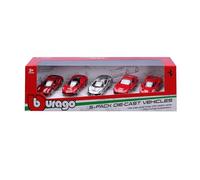BURAGO BU56125 FERRARI SET 5X 488 GTB ENZO 488 PISTA F-12 BERLINETTA LAFERRARI 1