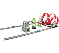 Bburago - GoGears Extreme Double Vortex Inclusi 2 Auto Giocattolo Looping