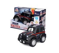 BBURAGO Jeep Radiocomandata My First RC, Licenza Ufficiale Jeep, Livree Carabinieri o Polizia, Luci e Suoni, Controller a Volante, Età Consigliata 2+ Anni