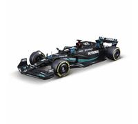 Bburago KIT MODELLO F1 MERCEDES AMG W14 (2023) - RUSSELL - Scala 1:24 - Modello di auto da corsa da collezione pressofuso incredibilmente dettagliato