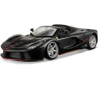 Bburago LaFerrari Aperta schwarz (Scala 1:24) Auto Modellino Modello
