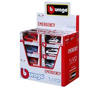 Bburago Maisto France 30074 - Veicolo in Miniatura - Street Fire Emergency - Scala 1:43 - Modello Casuale