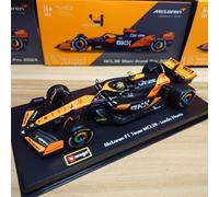 Bburago 1:43 2024 Gara McLaren MCL38 con Casco, Norris #4