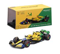 MODELLINO AUTO STATICO BURAGO MCLAREN F1 MCL38 NORRIS MONACO 2024 VETRINA 1:43