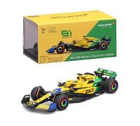 MCLAREN F1 MCL38 #81 PIASTRI MONACO 24 BURAGO 1:43 + VET LIVREA SENNA 18-38215P