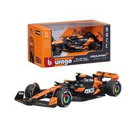 Bburago - McLaren MCL38 Lando Norris #4 2024 - Modellino Realistico Auto in Scala 1:43, Guidata da Lando Norris, Licenza Ufficiale MCLaren, Età consigliata 3+ Anni