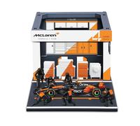 BURAGO 18-38457-4 McLAREN - F1 MCL39 DIORAMA GARAGE PIT-STOP TEAM MCLAREN N 4 WO