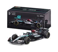 1:43 BURAGO Mercedes Gp F1 W15 #63 2024 Russell +Pilot & Showcase BU38209-R