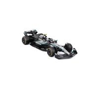 Bburago - Mercedes-AMG W16 2025#12 Antonelli, Auto Diecast in Scala 1:43 con Teca Espositiva, Replica Dettagliata F1 Mercedes, Basetta Inclusa, Licenza Ufficiale, Età Consigliata 14+ Anni