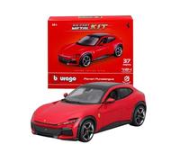 BBURAGO Model Kit Ferrari Purosangue, Kit di Montaggio Auto in Scala 1:24, Replica Dettagliata da Assemblare con 37 Pezzi, Licenza Ufficiale Ferrari, Età Consigliata 14+ Anni