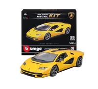 BBURAGO Model Kit Lamborghini Countach - Modellino Realistico auto in Scala 1:24, Licenza Ufficiale Lamborghini, Età Consigliata 14+ Anni
