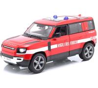 Bburago Modellino Auto Vigili del Fuoco 115 in scala 1:43 Assortimento 1 pezzo Die Cast in Metallo Statico Colore Rosso 18-01766