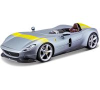 Bburago Modellino - Ferrari Monza SP1 Signature Edition (Argento, Scala 1:43)