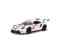 Bburago Modello Auto Porsche 911 RSR Bianco Scala 1:43 Modello Auto 18-38302