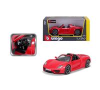 Bburago Porsche 918 Spyder modello rosso 1:24