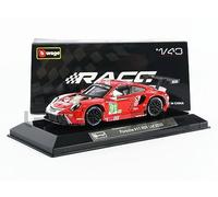 MODELLINO AUTO STATICO BURAGO PORSCHE 911 RSR #91 LE MANS 2020 SCALA 1/43