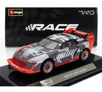 Bburago - Race - Audi S1 E-Tron Quattro Hoonitron - Auto in miniatura in scala 1:43 - in metallo robusto - Giocattolo per bambini - da collezionare a partire dai 14 anni