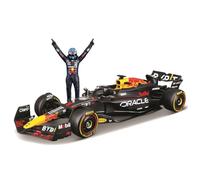 Bburago - Red Bull RB20 Verstappen, Modello Scala 1:24, Figure Pilota