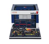 BURAGO 18-38459-1 RED BULL - F1 RB21 DIORAMA GARAGE PIT-STOP TEAM ORACLE RED BUL
