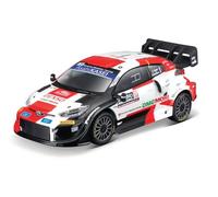 Bburago Toyota WRC YARIS GAZOO RACING (2022) - Scala 1:43 - Modello di auto da corsa da collezione incredibilmente dettagliato, multicolori