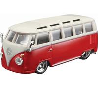 Bburago VW T1 Bus Samba, modello auto 1:32, fedele all'originale, con volante mobile, porte e cofano, a partire dai 5 anni (18-43048)