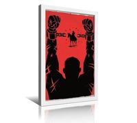 BBVCCL Django Unchained Character Movie Poster retrò incorniciato pittura decorativa e arte stampa moderna camera da letto decorazione 60 x 90 cm