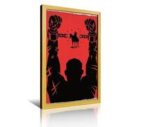 BBVCCL Django Unchained Character Movie Poster retrò incorniciato pittura decorativa e arte stampa moderna camera da letto decorazione 20 x 30 cm