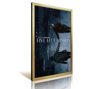 BBVCCL Five Feet Apart, Poster con personaggi del film, stile retrò, con cornice, decorazione moderna per la camera da letto, 30 x 45 cm