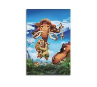 BBVCCL Poster decorativo da parete a tema film "L'era glaciale", stampa artistica su tela, poster decorativo moderno, per camera da letto, 30 x 45 cm