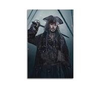 BBVCCL Poster decorativo da parete con film Pirati dei Caraibi, stampa artistica su tela, poster decorativo moderno per camera da letto, 40 x 60 cm