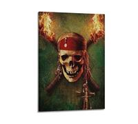 BBVCCL Poster decorativo da parete con film Pirati dei Caraibi, stampa artistica su tela, poster decorativo moderno, per camera da letto, per camera da letto (30 x 45 cm)