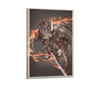 BBVCCL Poster decorativo da parete su tela, motivo: Dark Souls 3 Ember of Souls, 3 poster decorativo per camera da letto, per camera da letto, 50 x 75 cm