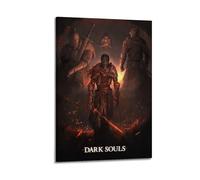 BBVCCL Poster decorativo da parete su tela, motivo: Dark Souls 3 Ember of Souls, poster decorativo per camera da letto, moderno, per camera da letto, 50 x 75 cm