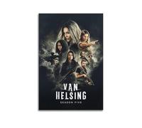 BBVCCL Poster decorativo da parete su tela, motivo TV Van Helsing, stampa moderna per camera da letto, 50 x 75 cm