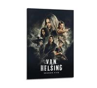 BBVCCL Poster decorativo da parete su tela, motivo TV Van Helsing, stampa moderna per camera da letto, 50 x 75 cm