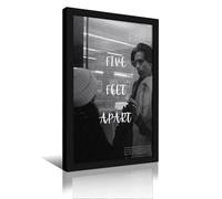 BBVCCL Poster del film Five Feet Apart, stampa decorativa in stile retrò, con cornice, stile moderno, per camera da letto, 30 x 45 cm
